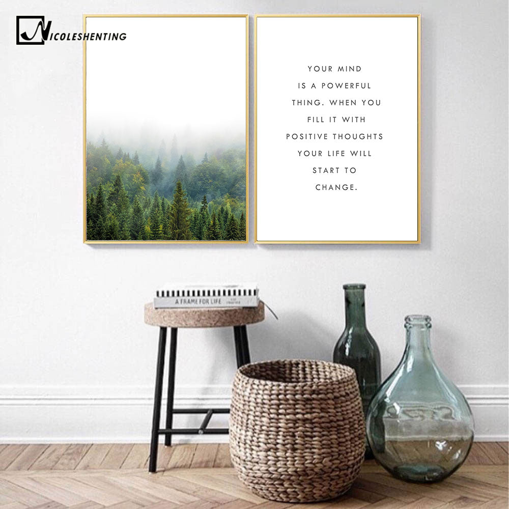 Scandinavian Motivational Quote Wall Art - Little Eudora