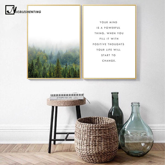 Scandinavian Motivational Quote Wall Art - Little Eudora