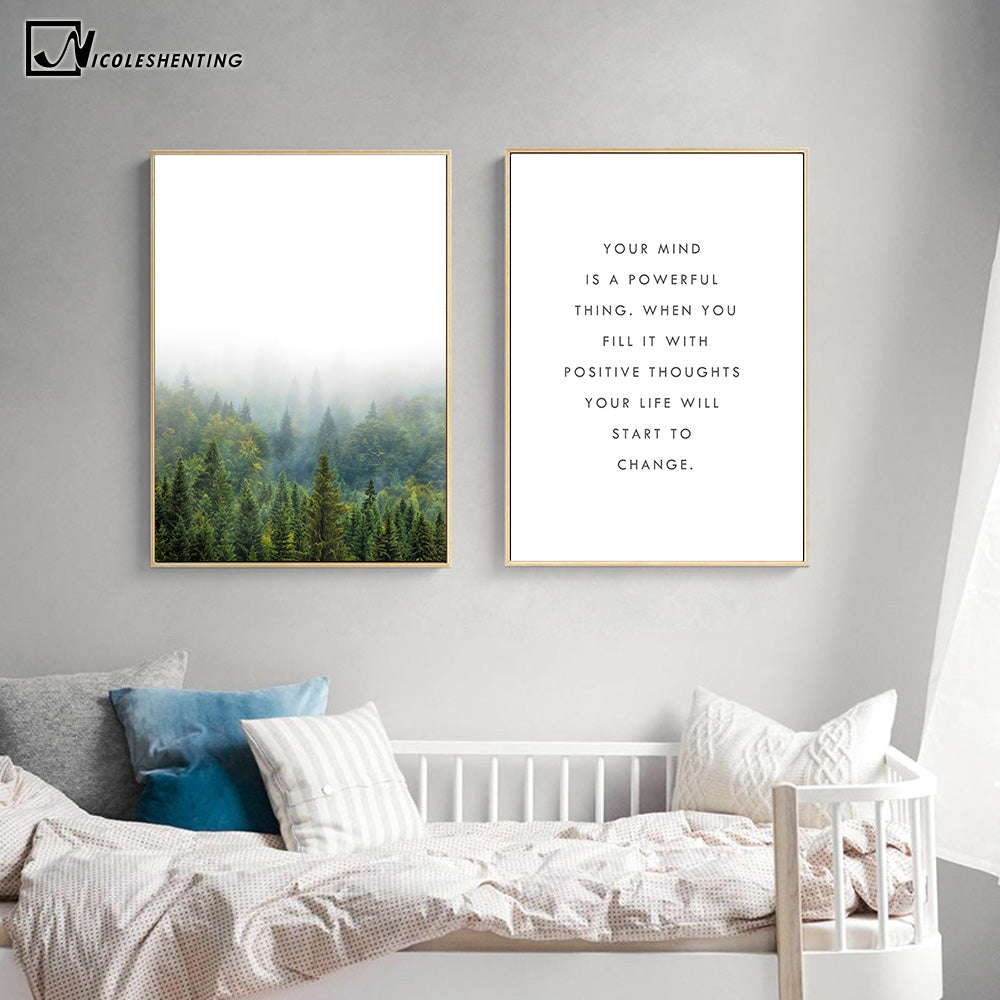 Scandinavian Motivational Quote Wall Art - Little Eudora