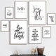 Live Love Laugh Inspiring Quotes Wall Art