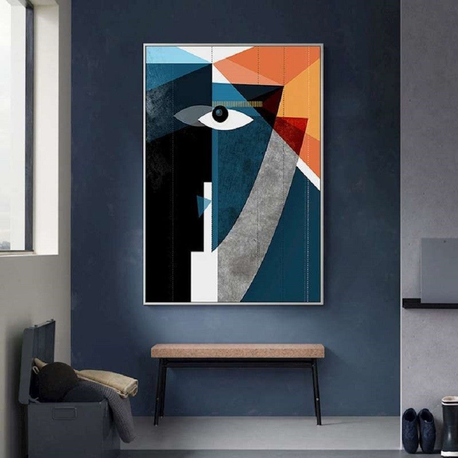 Abstract Vintage Figure Wall Art - Little Eudora