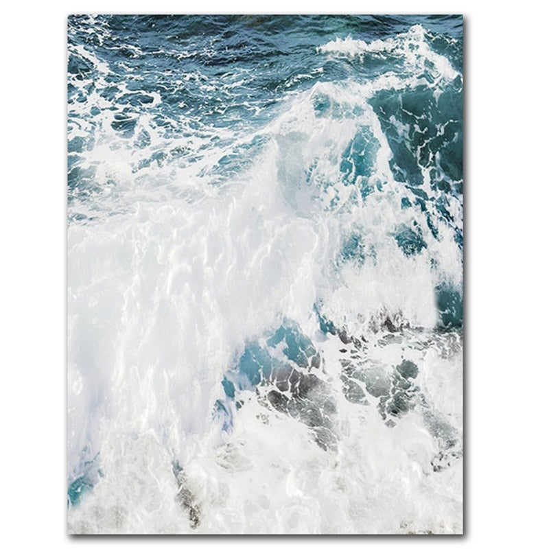 Ocean Wave Landscapes Wall Art - Little Eudora