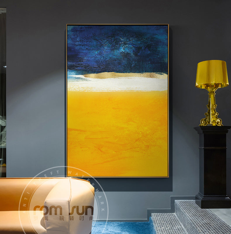 Abstract Bright Colour Blocks Wall Art - Little Eudora