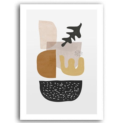 Scandinavia Abstract Geometric Canvas - Little Eudora