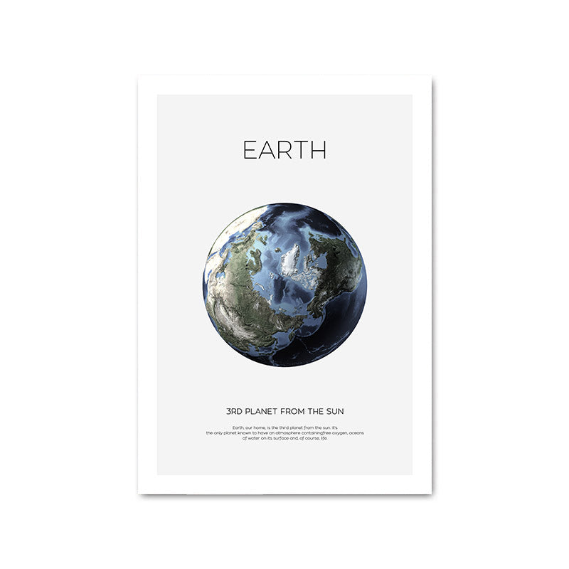 Solar System Planet Earth Moon Mars - Little Eudora