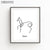 Nordic Minimalist Picasso Animals Wall Art - Little Eudora
