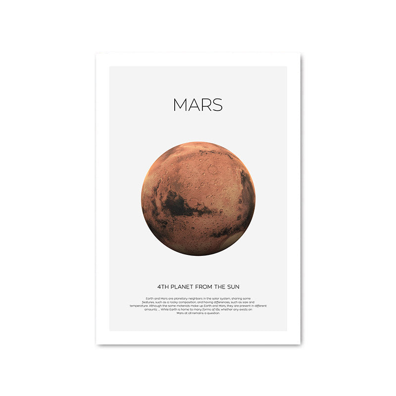 Solar System Planet Earth Moon Mars - Little Eudora