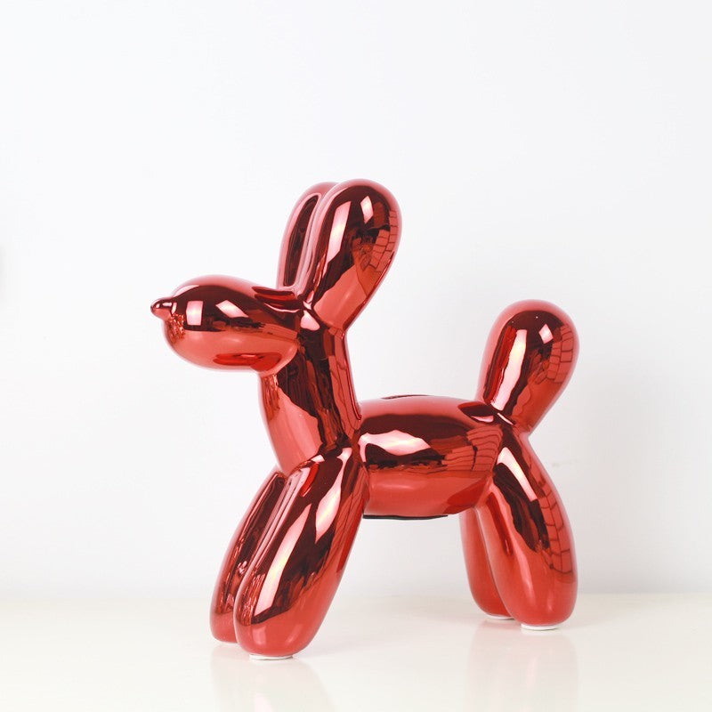 Nordic Ceramic Animal Balloon Dog Figurines - Little Eudora