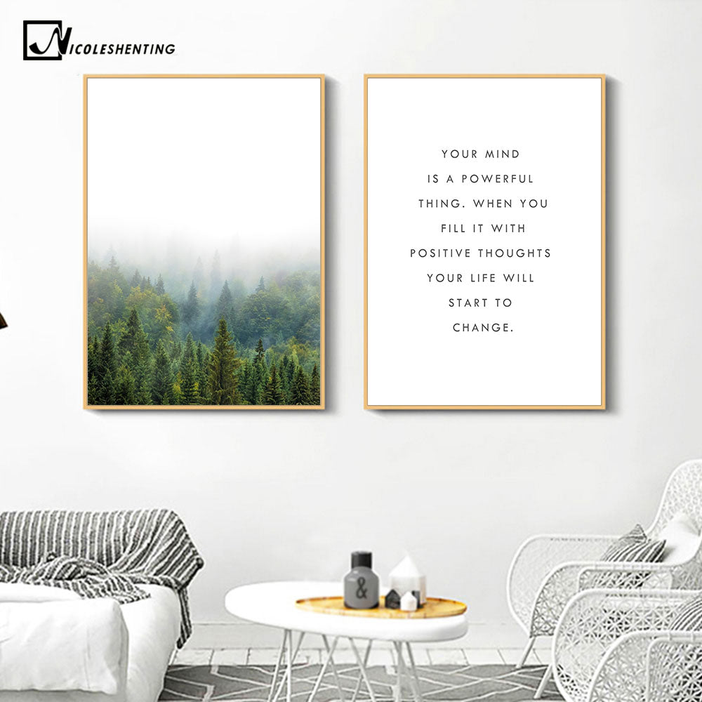 Scandinavian Motivational Quote Wall Art - Little Eudora