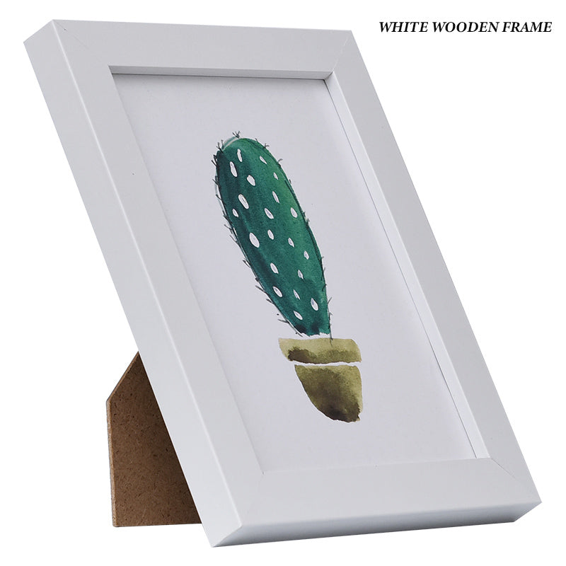 Black White Wood Color Picture Photo Frame - Little Eudora