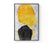 Abstract Yellow And Black Blocks Wall Art - Little Eudora