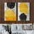 Abstract Yellow And Black Blocks Wall Art - Little Eudora