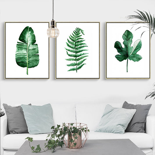 Tropical Plant Leaves Wall Art - Little Eudora