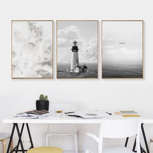 Lighthouse Landscape Wall Art - Little Eudora