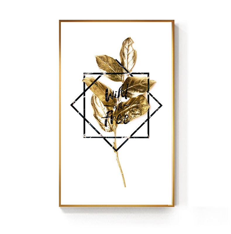Black and Gold Pineapple Monstera Wall Art - Little Eudora
