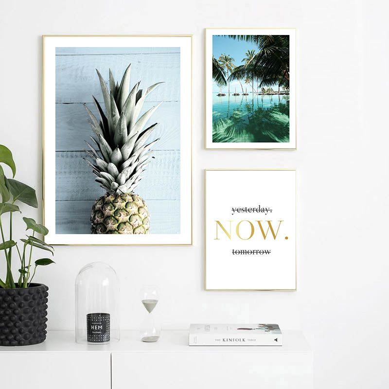 Tropical Pineapple Wall Art - Little Eudora