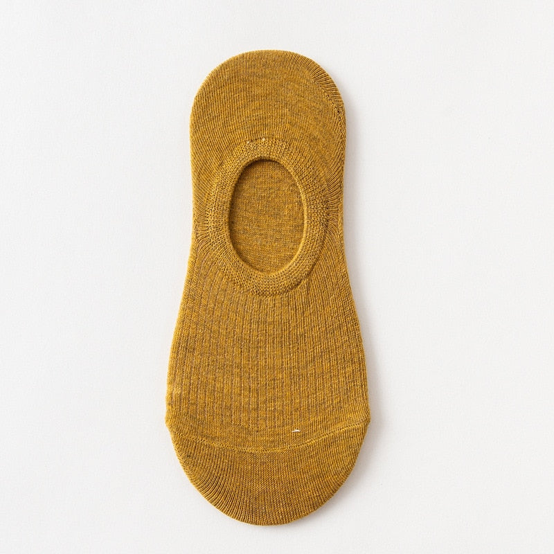 Japanese solid color Socks - 5 Pairs - Little Eudora