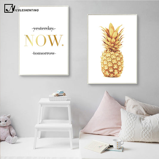 Pineapple Motivational Quotes Minimalist - Little Eudora