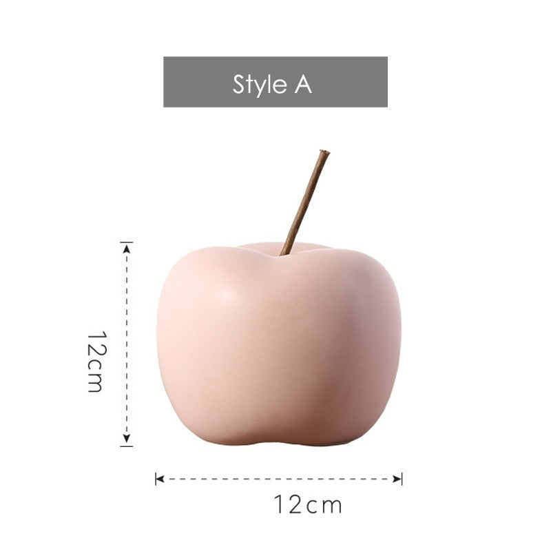 Ceramic Apple Figurines - Little Eudora