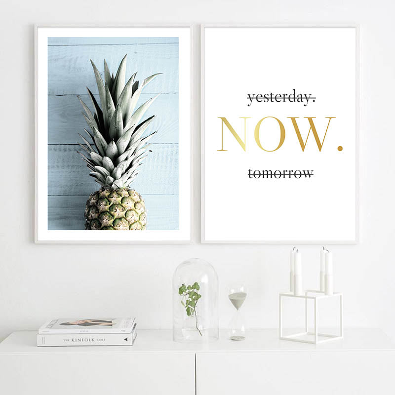 Tropical Pineapple Wall Art - Little Eudora