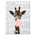 Giraffe Bubble Gum Poster Prints - Little Eudora