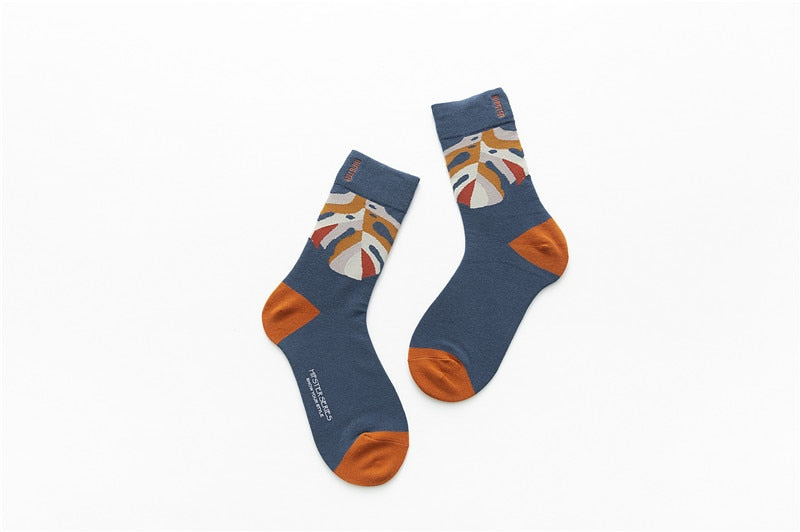 Unisex Harajuku Colorful Full Socks -1 Pair - Little Eudora