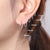 High Quality 1 Pair 6-18mm Small Hoop Earrings Silver Color Circle Hoop Earring for Women Men Ear Rings Clip Huggie Earrings