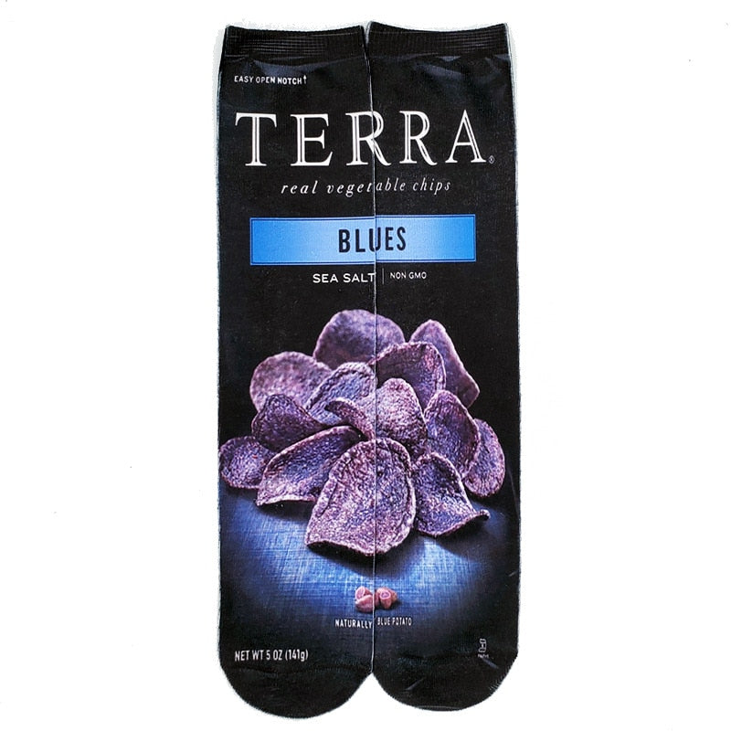 Snacks Cotton Socks - 1 Pair - Little Eudora