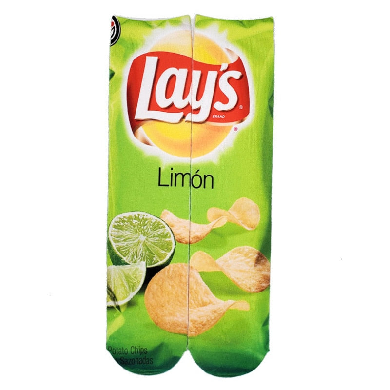 Snacks Cotton Socks - 1 Pair - Little Eudora