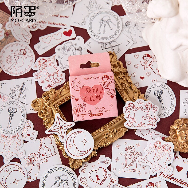 Paint Stationery Sticker Totem Memo Stickers 46pcs/box