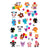 Paint Stationery Sticker Totem Memo Stickers 46pcs/box