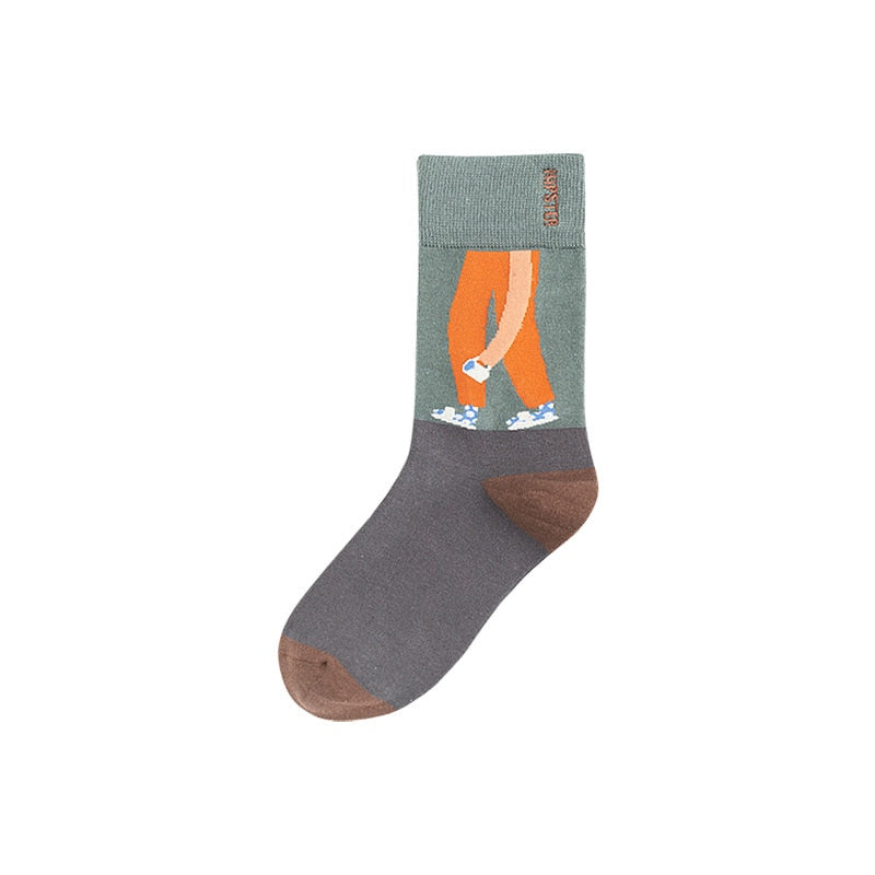 Harajuku funny Unisex Socks - 1 Pair - Little Eudora