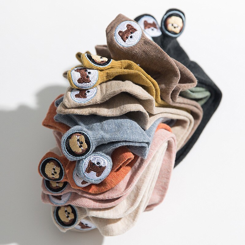 Animal print socks funny cute korean style Socks - 1 Pair - Little Eudora