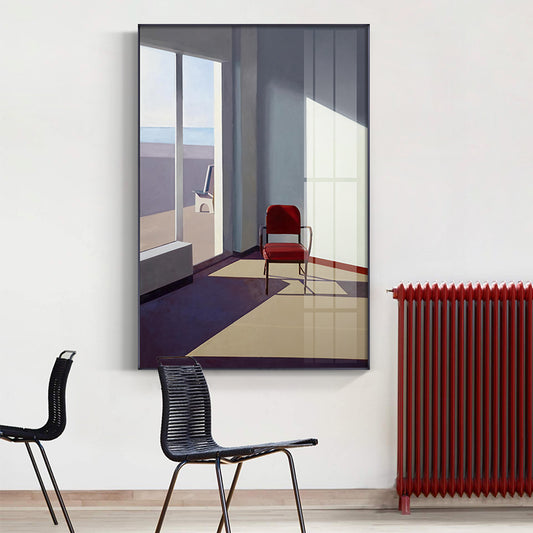 Nordic landscape stand by the windows Wall Art - Little Eudora