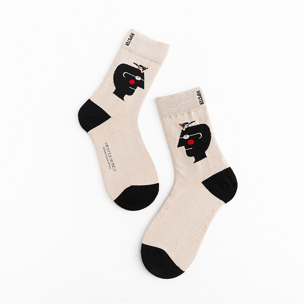 Harajuku funny Unisex Socks - 1 Pair - Little Eudora