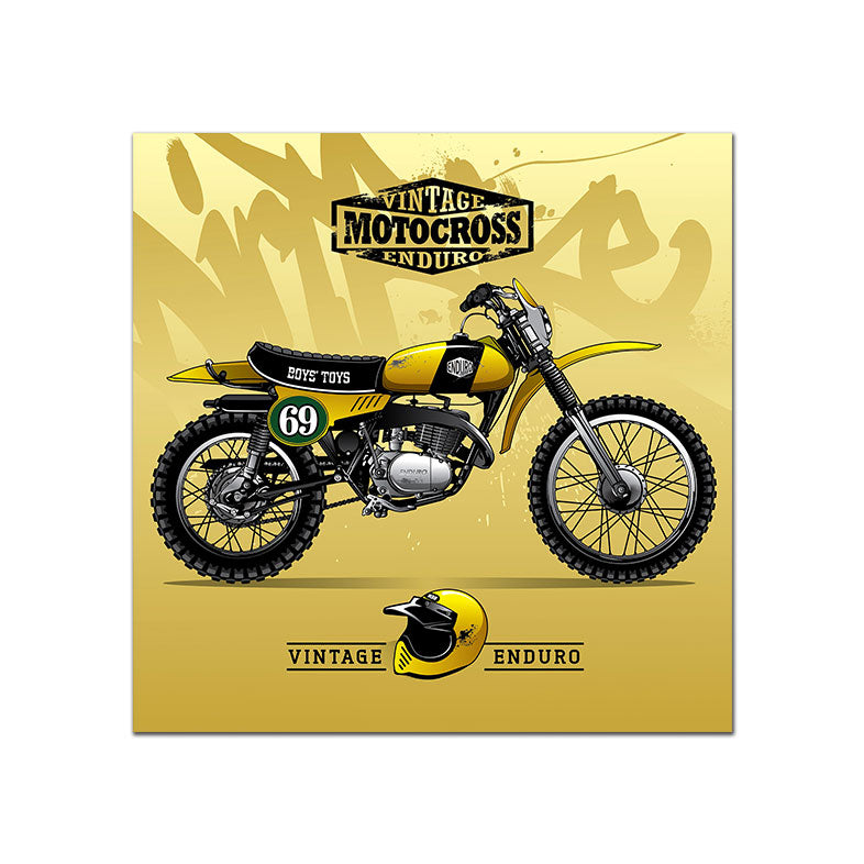 Vintage Poster Classic Motorcycle - Little Eudora