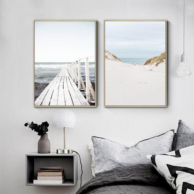 Tropical Summer Sea Landscape Wall Art - Little Eudora