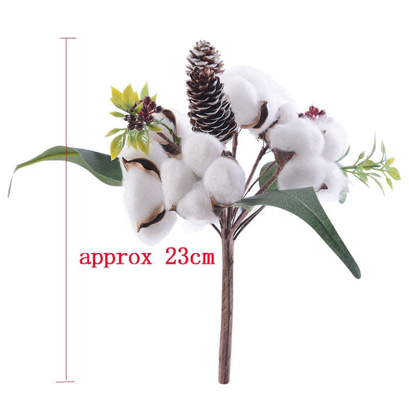 Natural Cotton Artificial Flower - 1 Piece - Little Eudora