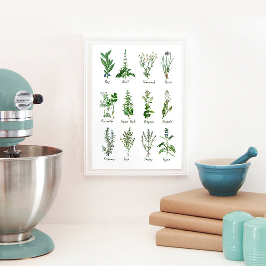 Decor Botanical Chart Wall Art - Little Eudora