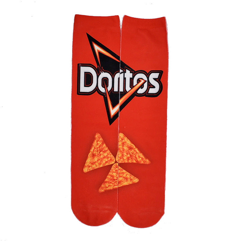 Snacks Cotton Socks - 1 Pair - Little Eudora