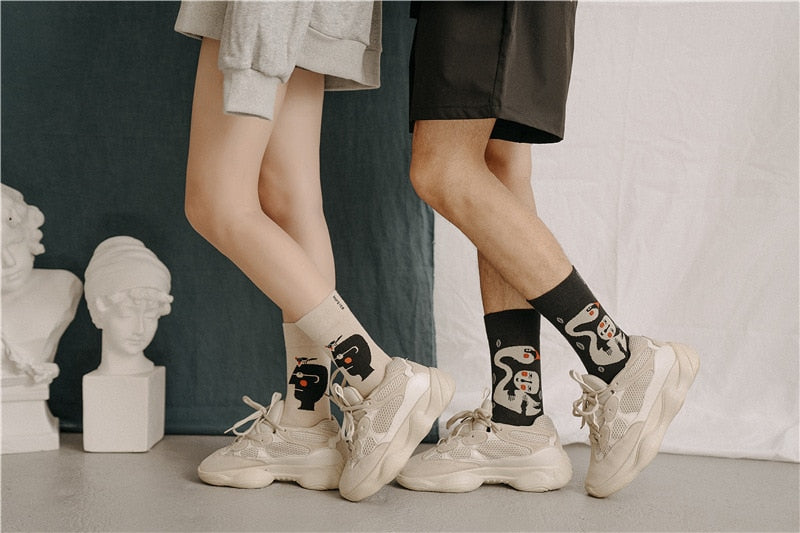 Harajuku funny Unisex Socks - 1 Pair - Little Eudora