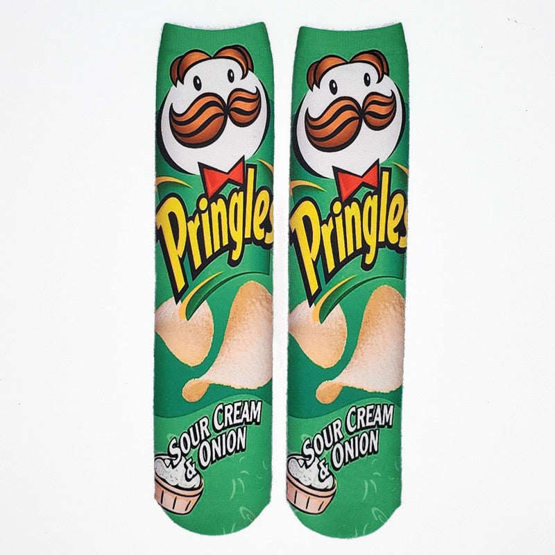 Snacks Cotton Socks - 1 Pair - Little Eudora