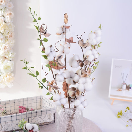 Natural Cotton Artificial Flower - 1 Piece - Little Eudora