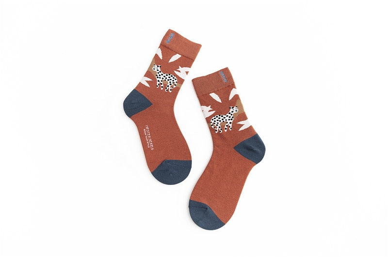 Unisex Painting Style Socks - 1 Pair - Little Eudora