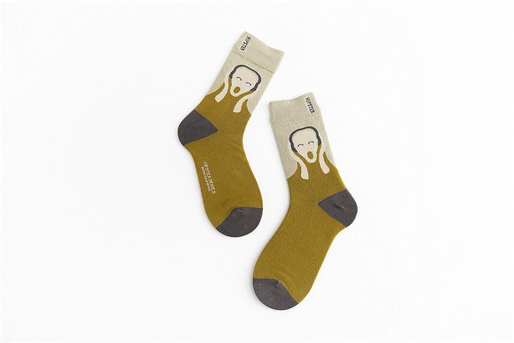 Unisex Painting Style Patterns Unisex Socks - 1 Pair - Little Eudora
