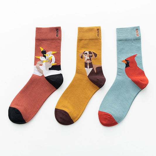 Unisex Painting Style Socks - 1 Pair - Little Eudora