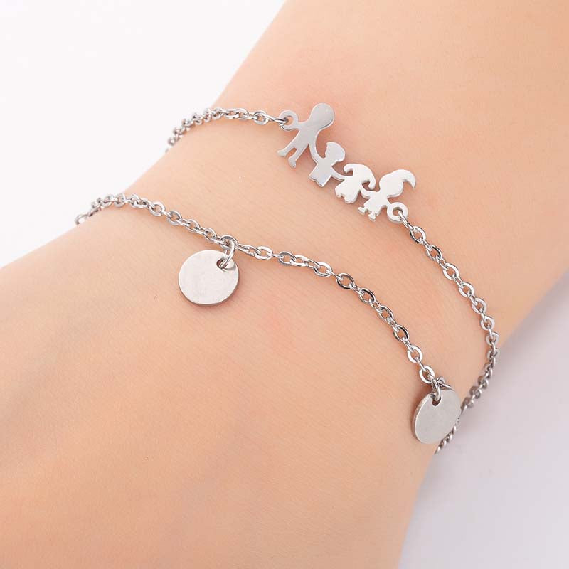 Stainless Steel Jewelry Elephant Bracelet