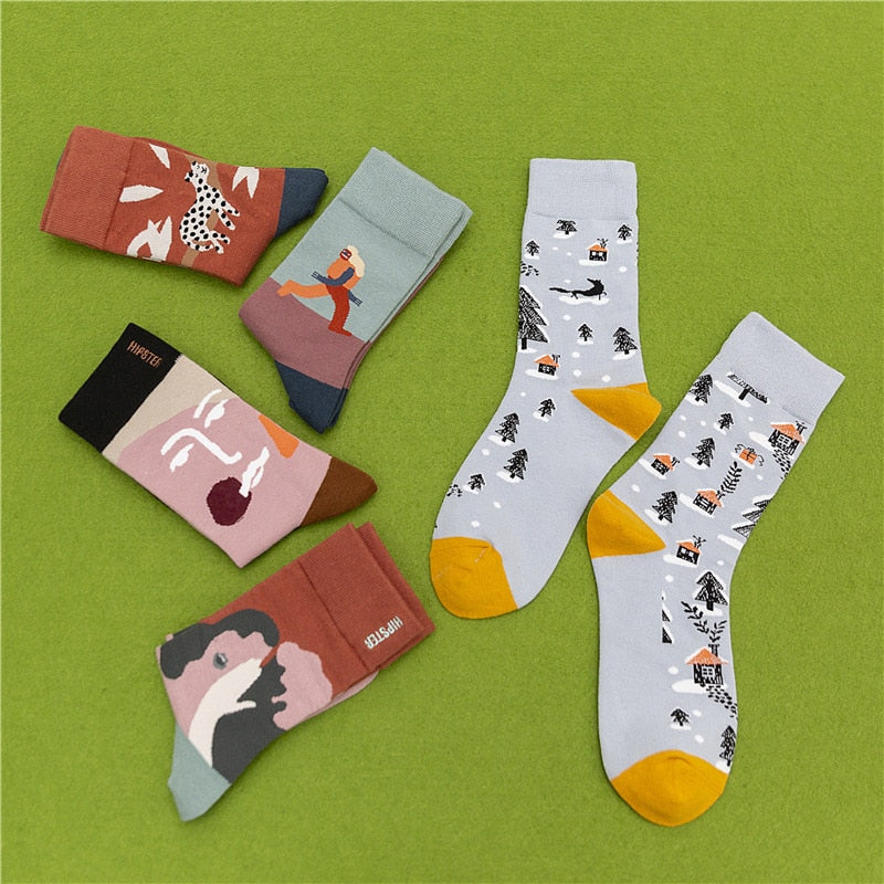 Harajuku funny Unisex Socks - 1 Pair - Little Eudora