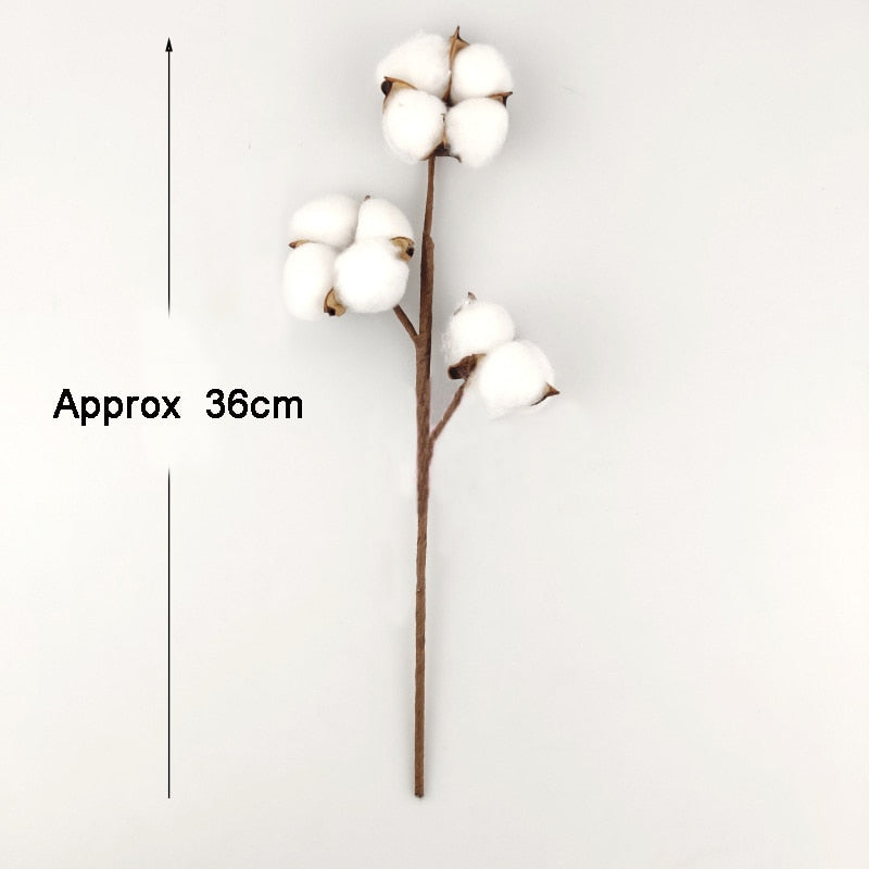 Natural Cotton Artificial Flower - 1 Piece - Little Eudora