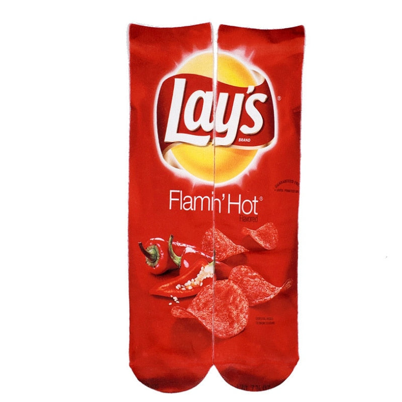 Snacks Cotton Socks - 1 Pair - Little Eudora